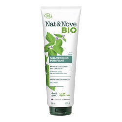 Шампунь для жирных волос Крапива Nat & Nove Bio Shampoo