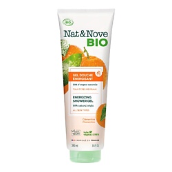 Бодрящий гель для душа Nat & Nove Bio Shower Gel