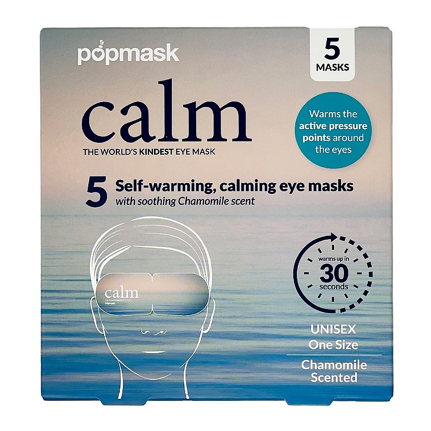 POPMASK Маска для глаз самонагревающаяся успокаивающая – купить по цене ...