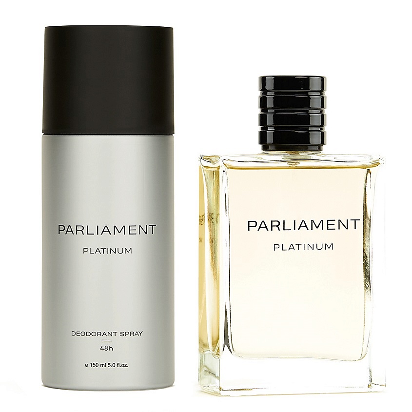 PARLIAMENT Парфюмерный набор с дезодорантом-антиперспирантом Platinum – фото 2