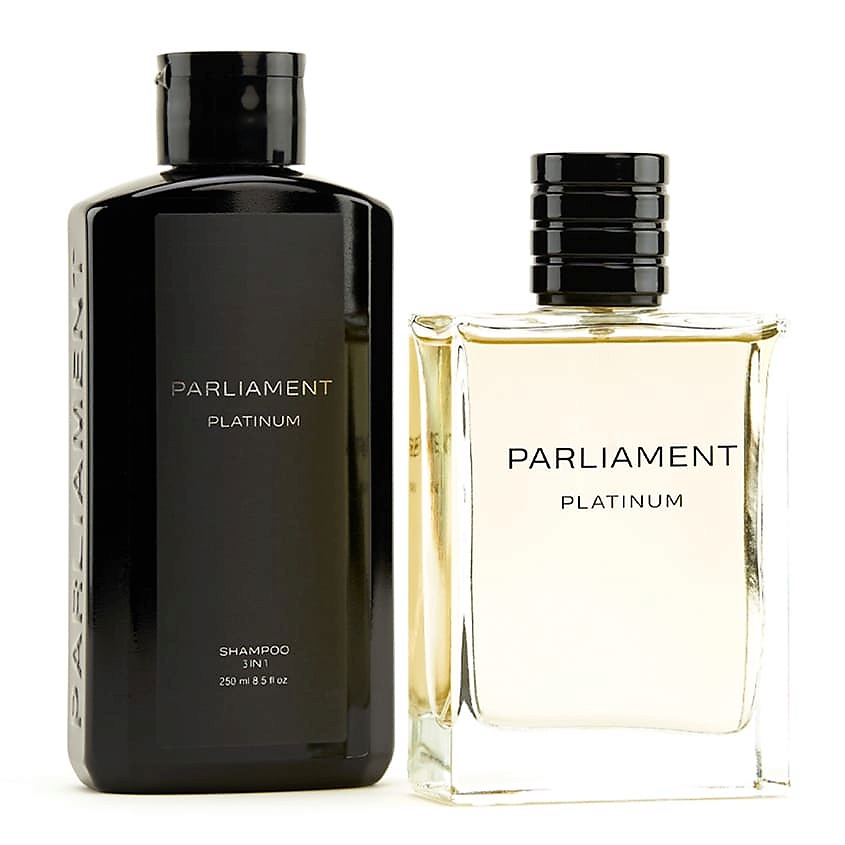 PARLIAMENT Парфюмерно-косметический набор с шампунем 3в1 Platinum – фото 2