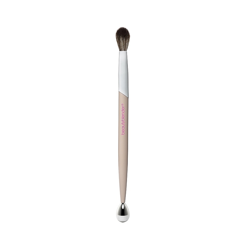 BEAUTYBLENDER Кисть для теней с охлаждающим роллером High Roller Crease Brush & Cooling Roller – фото 2