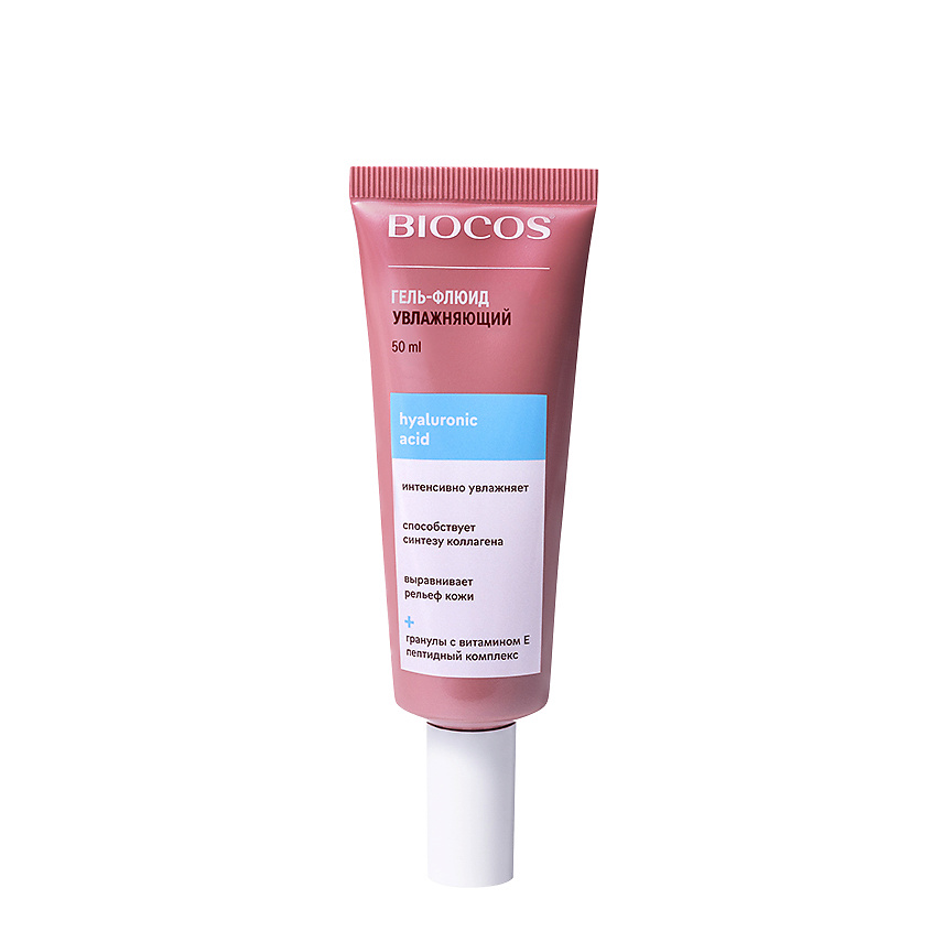 BIOCOS Увлажняющий гель-флюид Hyaluronic Acid – фото 3