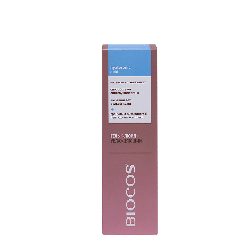 BIOCOS Увлажняющий гель-флюид Hyaluronic Acid – фото 2