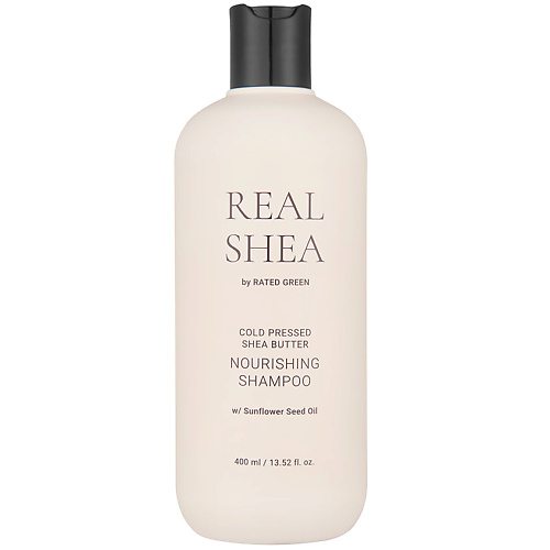 RATED GREEN Питательный шампунь с маслом ши Real Shea Nourishing Shampoo 400