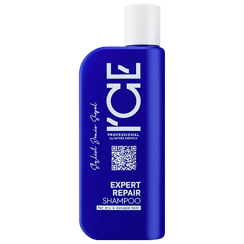 ICE BY NATURA SIBERICA Шампунь для экспертного восстановления волос Expert Repair Shampoo 250