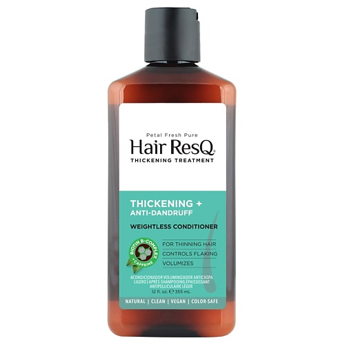 PETAL FRESH Кондиционер против перхоти для тонких волос без эффекта утяжеления Hair ResQ 355
