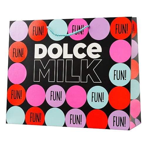 DOLCE MILK Пакет 25 "Горошки" розово-голубой