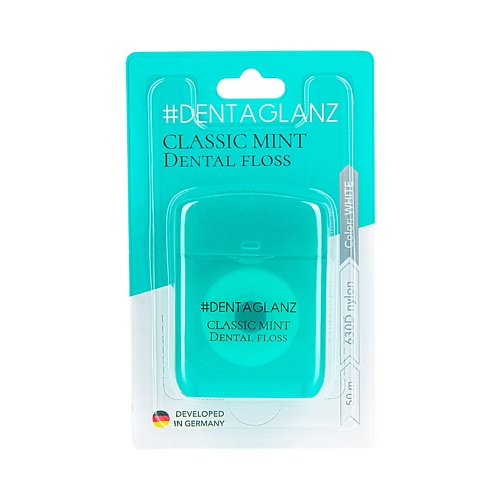 #DENTAGLANZ Зубная нить Classic Mint Dental Floss
