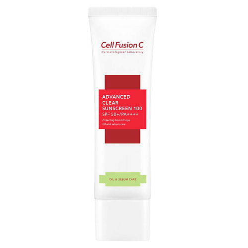 CELL FUSION C Крем солнцезащитный 100 SPF50+ PA++++ для проблемной кожи Advanced Clear Sunscreen 50
