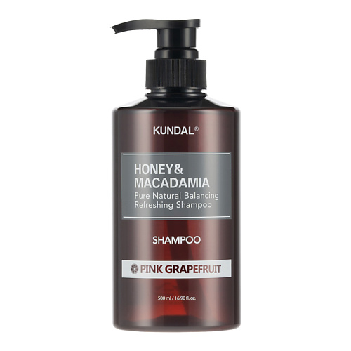 KUNDAL Шампунь для волос Розовый грейпфрут Honey & Macadamia Shampoo 500
