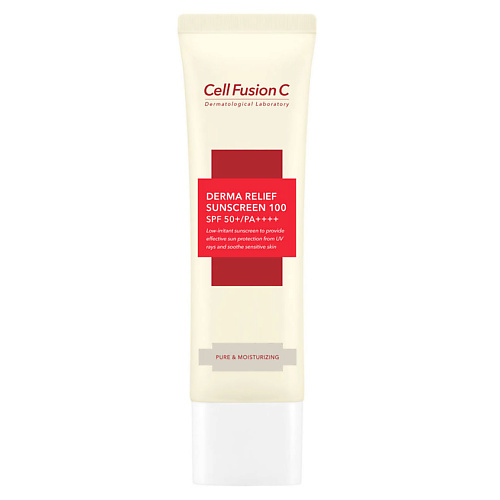CELL FUSION C Крем солнцезащитный 100 SPF50+ PA++++ восстанавливающий Derma Relief Sunscreen 50