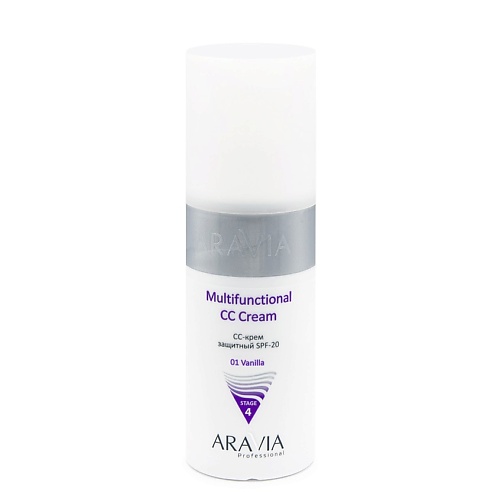ARAVIA PROFESSIONAL CC-крем защитный SPF-20 для лица Multifunctional CC Cream 150