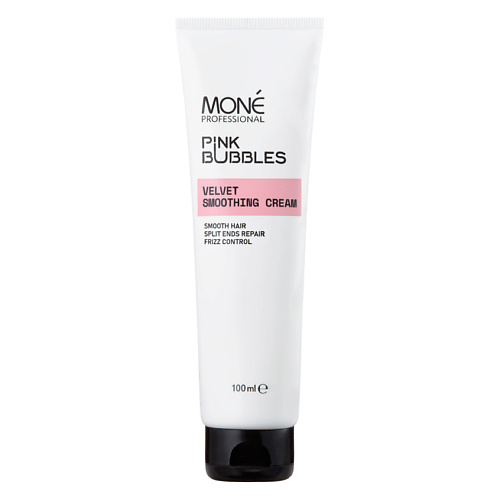 MONE PROFESSIONAL Крем для волос разглаживающий Pink Bubbles 100