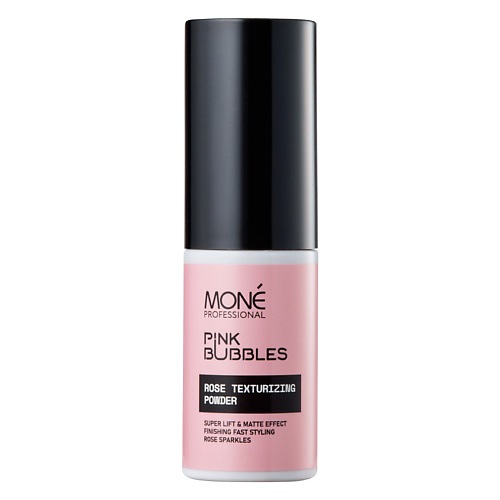 MONE PROFESSIONAL Пудра для создания объёма и текстуры волос розовая Pink Bubbles