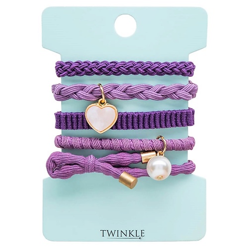 TWINKLE Резинки для волос PURPLE FANTASY