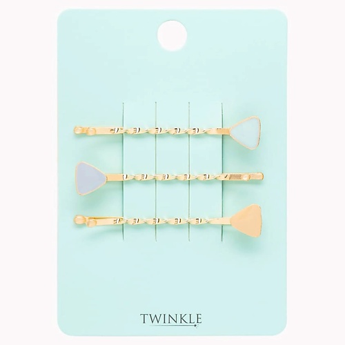 TWINKLE Заколки-невидимки для волос GEOMETRIC TRIANGLES