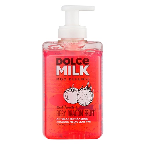 DOLCE MILK Антибактериальное жидкое мыло для рук «Дерзкий Помидор & Тот еще Фрукт дракона» 300