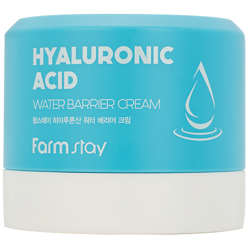 FARMSTAY Крем для лица увлажняющий защитный с гиалуроновой кислотой Hyaluronic Acid Water Barrier Cream 80