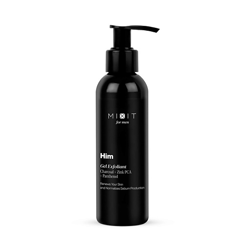 MIXIT Глубоко очищающий гель-эксфолиант с углем Him Gel Exfoliant 150