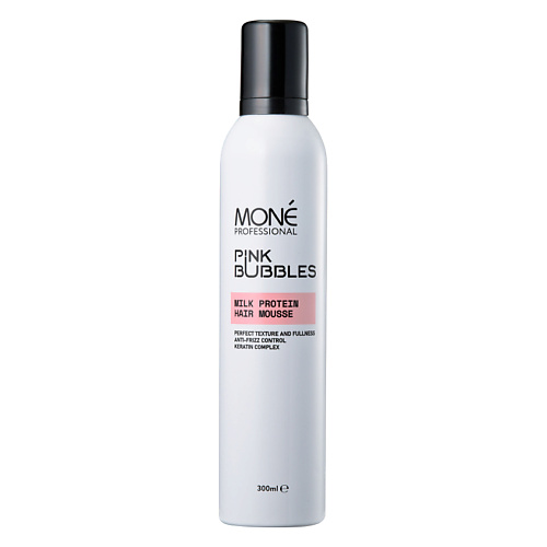 MONE PROFESSIONAL Мусс для кондиционирования и моделирования волос Pink Bubbles 300