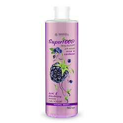 Гель-йогурт для душа Асаи и ежевика