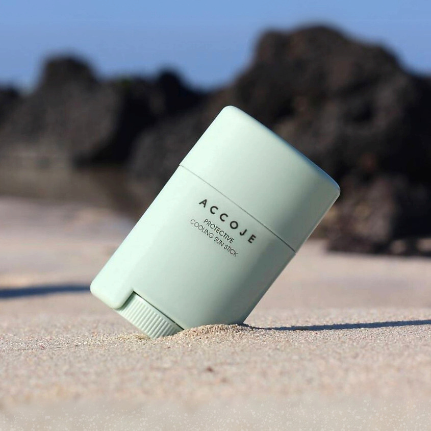 ACCOJE Солнцезащитный стик охлаждающий SPF50 Protective Cooling Sunstick – фото 2