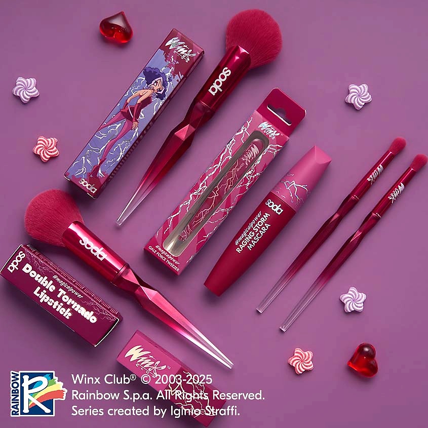 SODA Пинцет для бровей Gale Force Tweezer #magicalpower. Коллекция Winx – фото 5