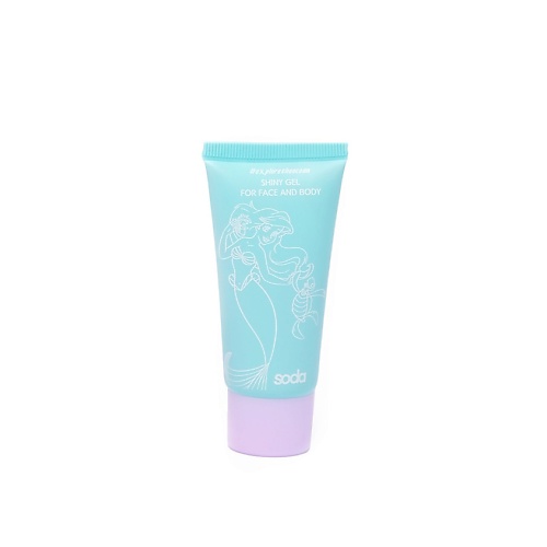 SODA Сияющий гель SHINY GEL FOR FACE AND BODY #exploretheocean