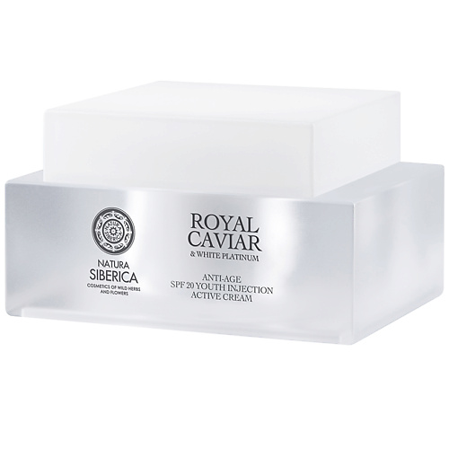 NATURA SIBERICA Крем для лица пептидный Инъекция молодости ROYAL CAVIAR SPF20 anti-age 50