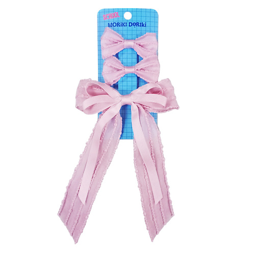 MORIKI DORIKI Розовый набор заколок SCHOOL Collection Pink SET
