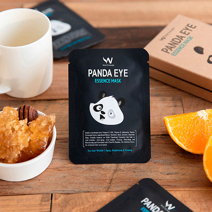 WISH FORMULA Патчи для области вокруг глаз против темных кругов и морщин Panda Eye Essence Mask – фото 2
