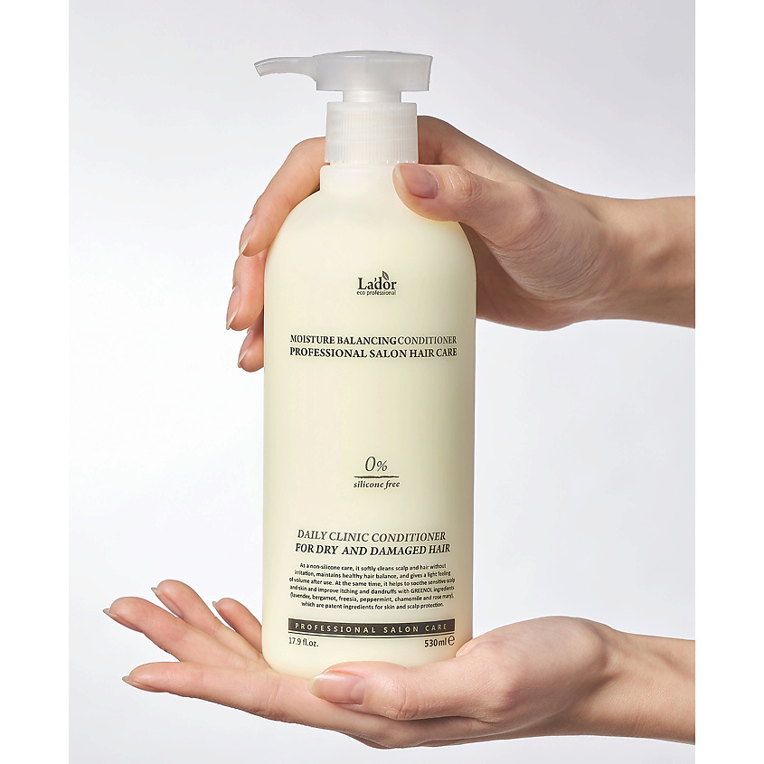 LADOR Бальзам для волос увлажняющий бессиликоновый Moisture Balancing Conditioner – фото 6