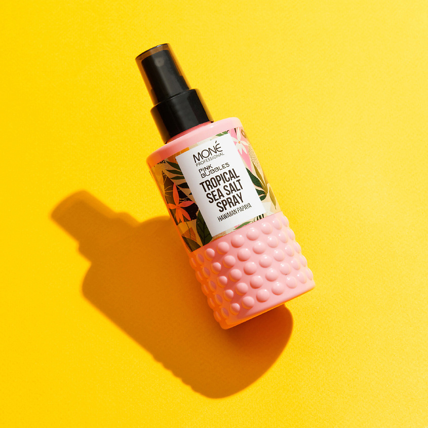 MONE PROFESSIONAL Спрей с морской солью текстурирующий Тропический Pink Bubbles – фото 2