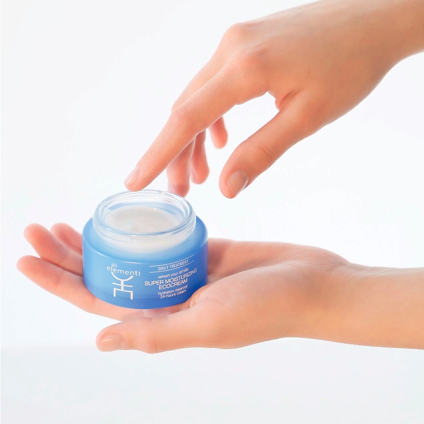 GLI ELEMENTI Крем для лица супер увлажняющий Super Moisturizing Ecocream – фото 4