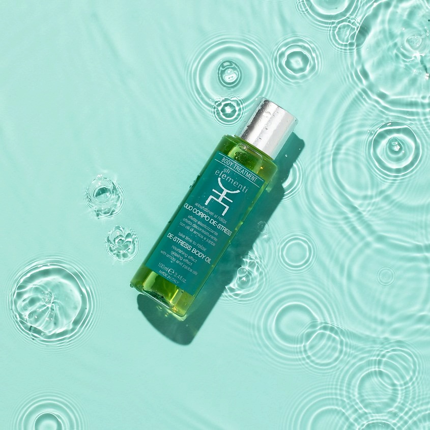 GLI ELEMENTI Масло для тела питательное с маслами жожоба и арники De-Stress Body Oil – фото 2