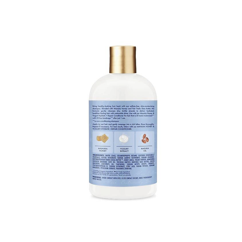 SHEA MOISTURE Шампунь для волос восстанавливающий с медом Manuka Honey and Yogurt Hydrate Plus Repair Shampoo – фото 2