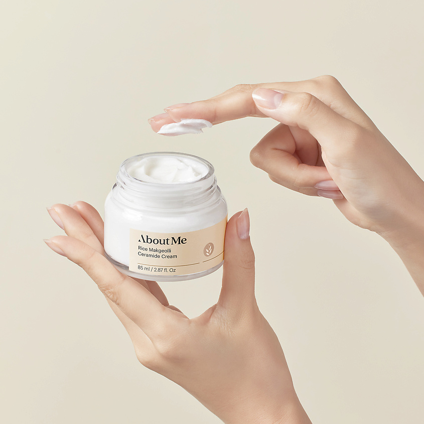 ABOUT ME Крем для лица с керамидами и рисом Rice Makgeolli Ceramide Cream – фото 6