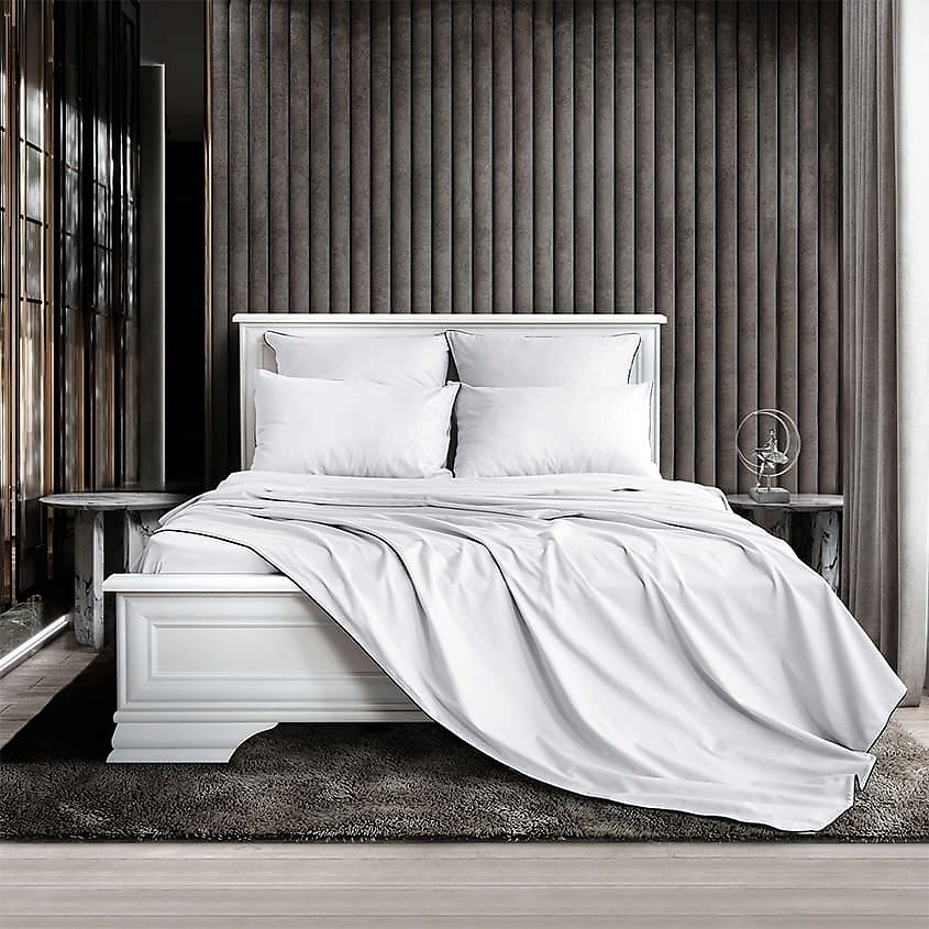 SOFT SILVER Антибактериальный пододеяльник Duvet Cover, 148х215 см. Цвет: «Альпийский снег» (белый) – фото 8