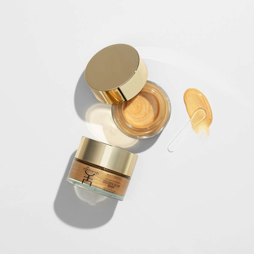 GLI ELEMENTI Маска для лица придающая сияние Golden Glow Mask – фото 2