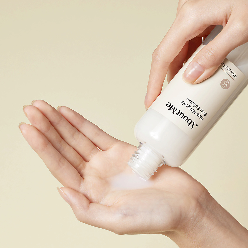 ABOUT ME Тонер для лица смягчающий с рисом Rice Makgeolli Skin Softener – фото 7