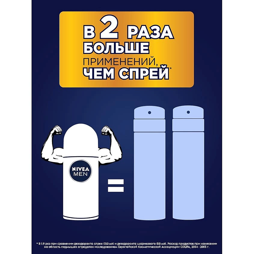 NIVEA MEN Дезодорант-антиперспирант шариковый "ULTRA Carbon" – фото 6