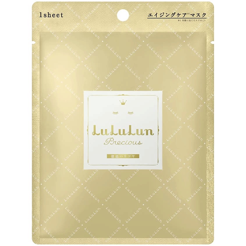 LULULUN Маска для лица антивозрастная увлажняющая и выравнивающая тон Face Mask Precious WHITE – фото 3