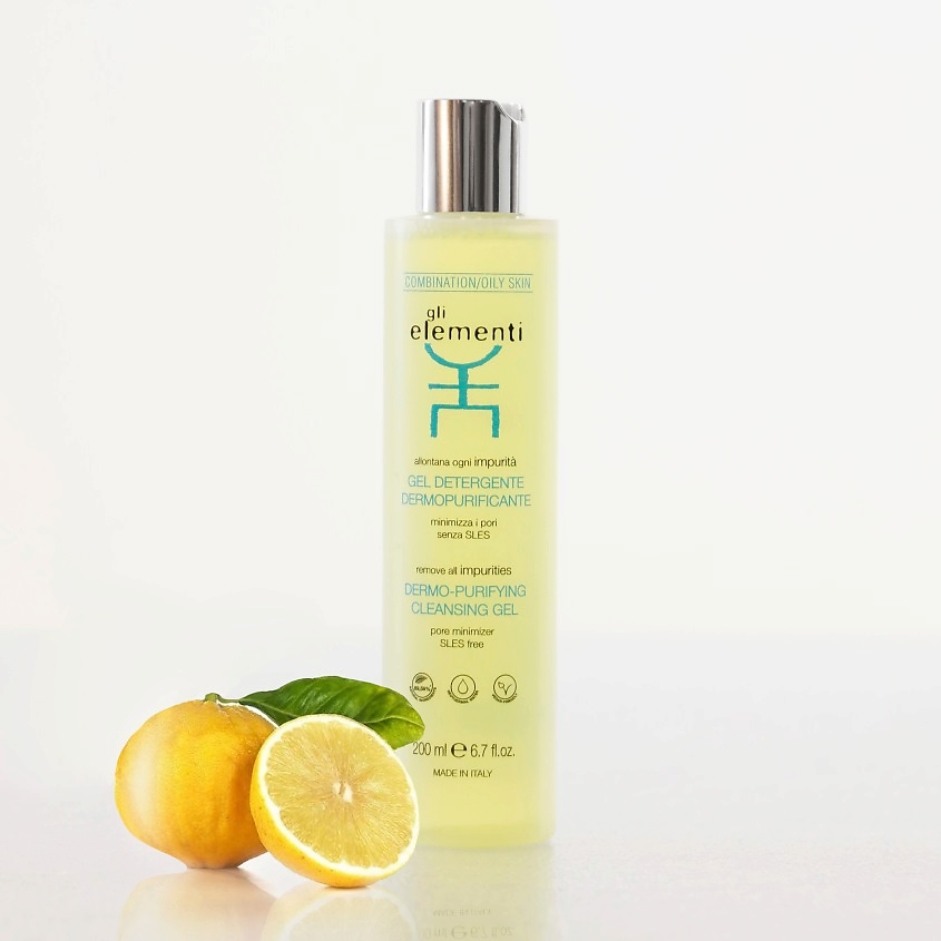 GLI ELEMENTI Гель для лица очищающий Dermo-Purifying Cleansing Gel – фото 3