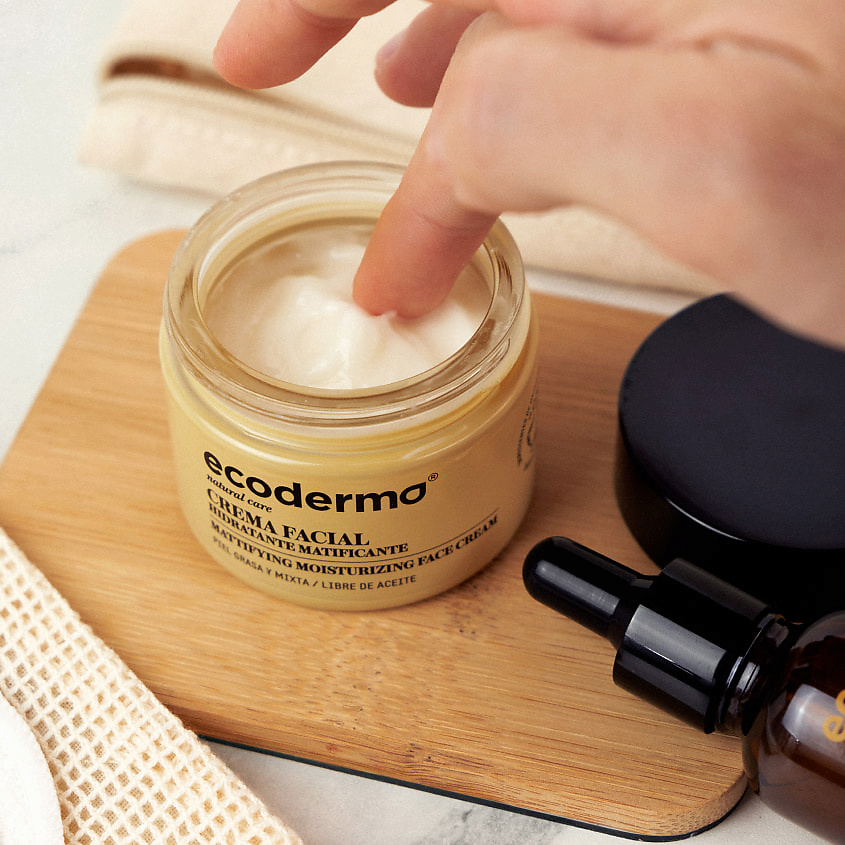 ECODERMA Крем для лица увлажняющий матирующий Mattifying Moisturizing Face Cream – фото 2