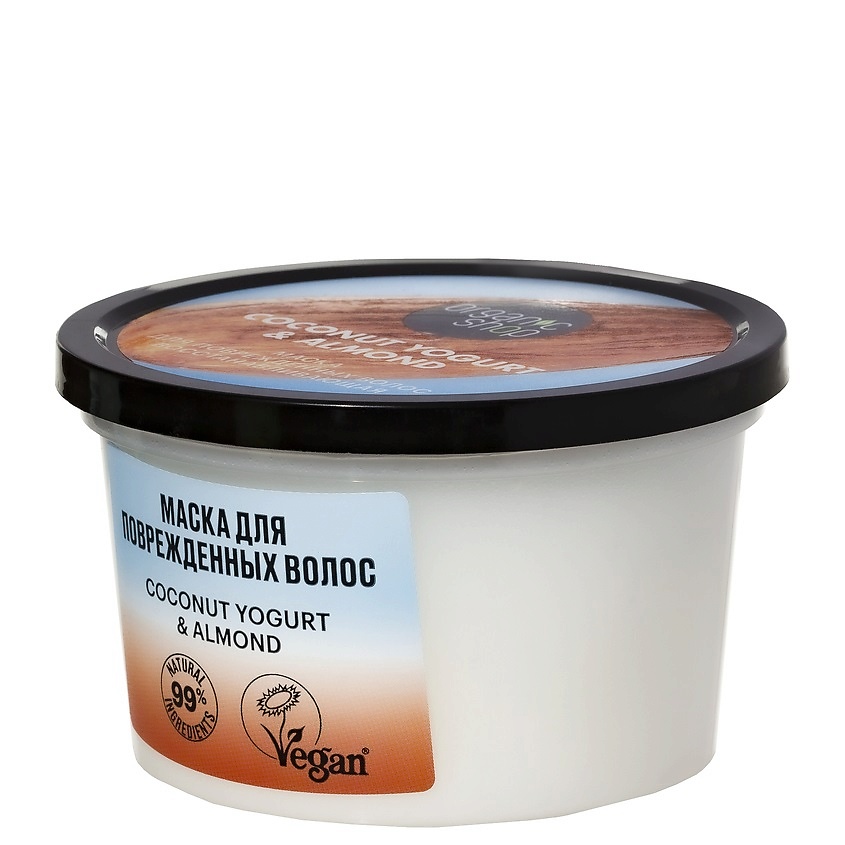 ORGANIC SHOP Маска для поврежденных волос "Восстанавливающая" Coconut yogurt – фото 4
