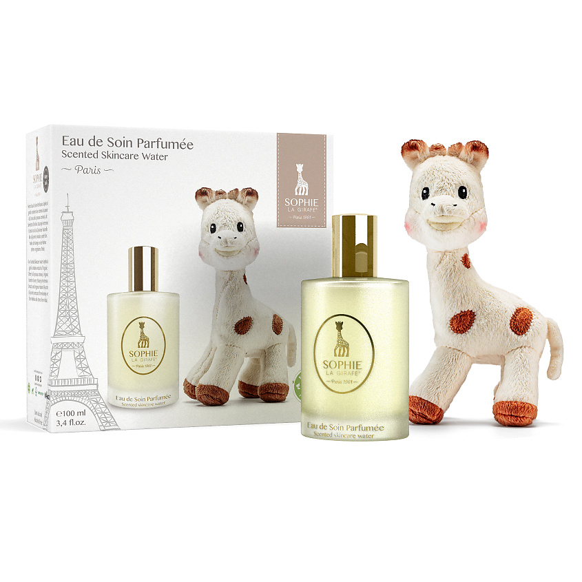 SOPHIE LA GIRAFE Набор Eau De Soin Parfumee c мягкой игрушкой – фото 3