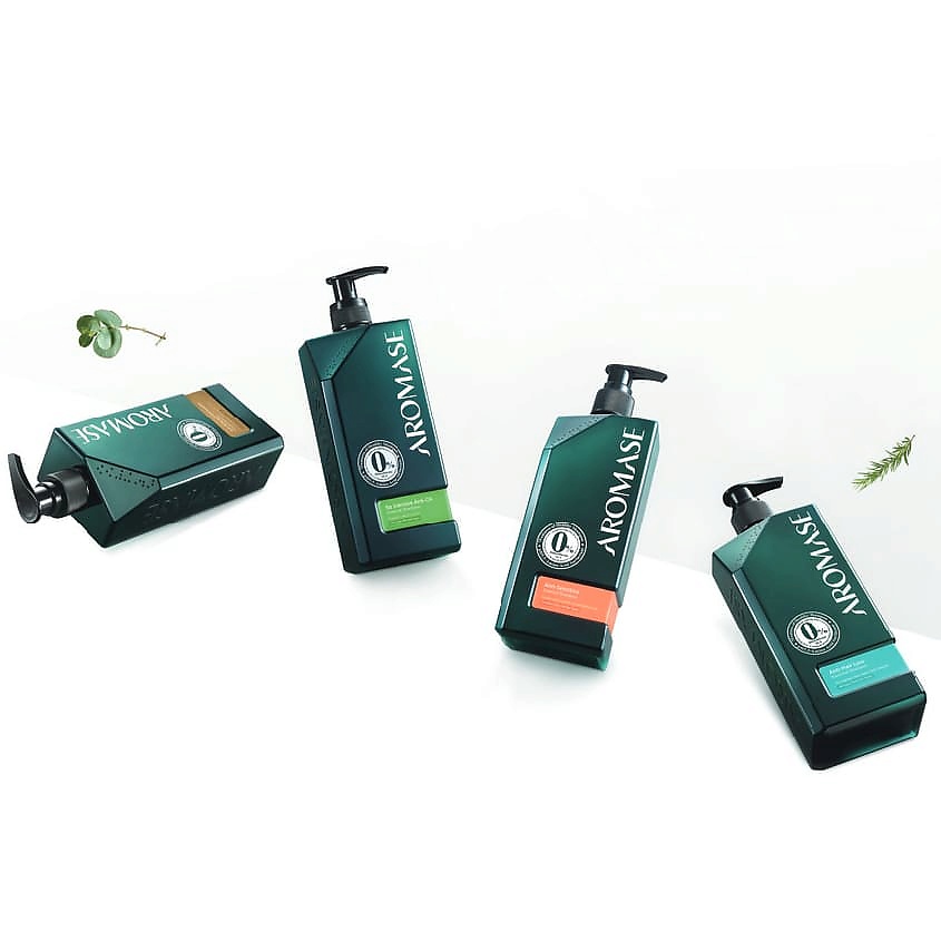AROMASE Шампунь против перхоти для всех типов волос с эфирным маслом Anti-Itchy and Dermatitis – фото 2