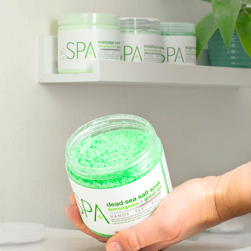 BE CARE LOVE Соль для ванны "Лемонграсс и Зеленый чай" SPA – фото 3