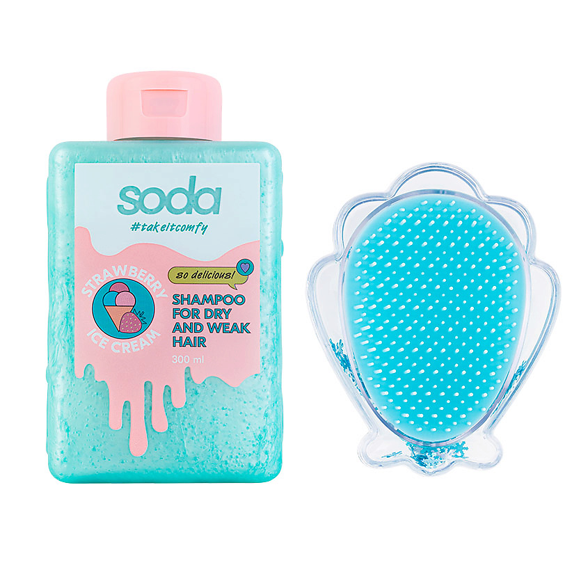 SODA Набор MERMAID HAIR STRAWBERRY ICE CREAM #takeitcomfy – фото 2